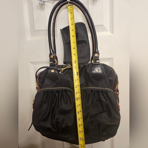 MZ Wallace Jane Bedford black handbag purse shoulderbag & wristlet wallet - Picture 13 of 13